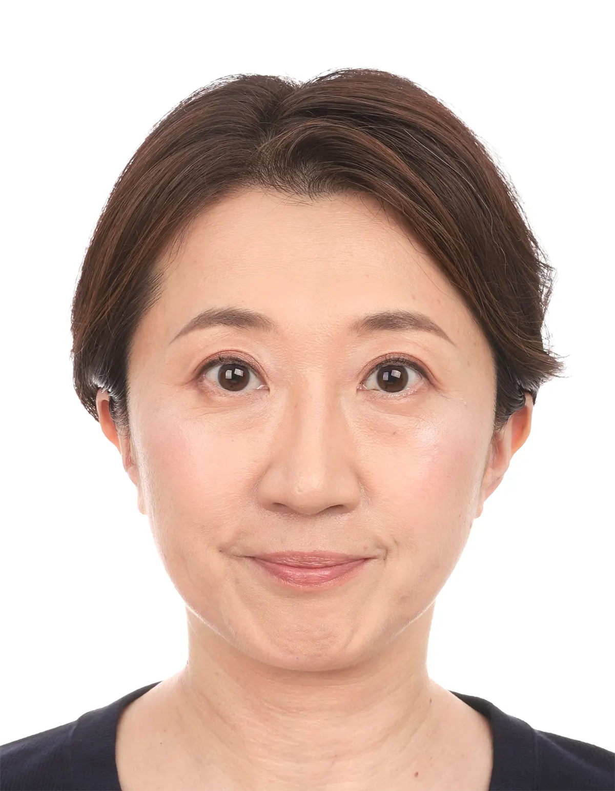 メイク+表情指導撮影後