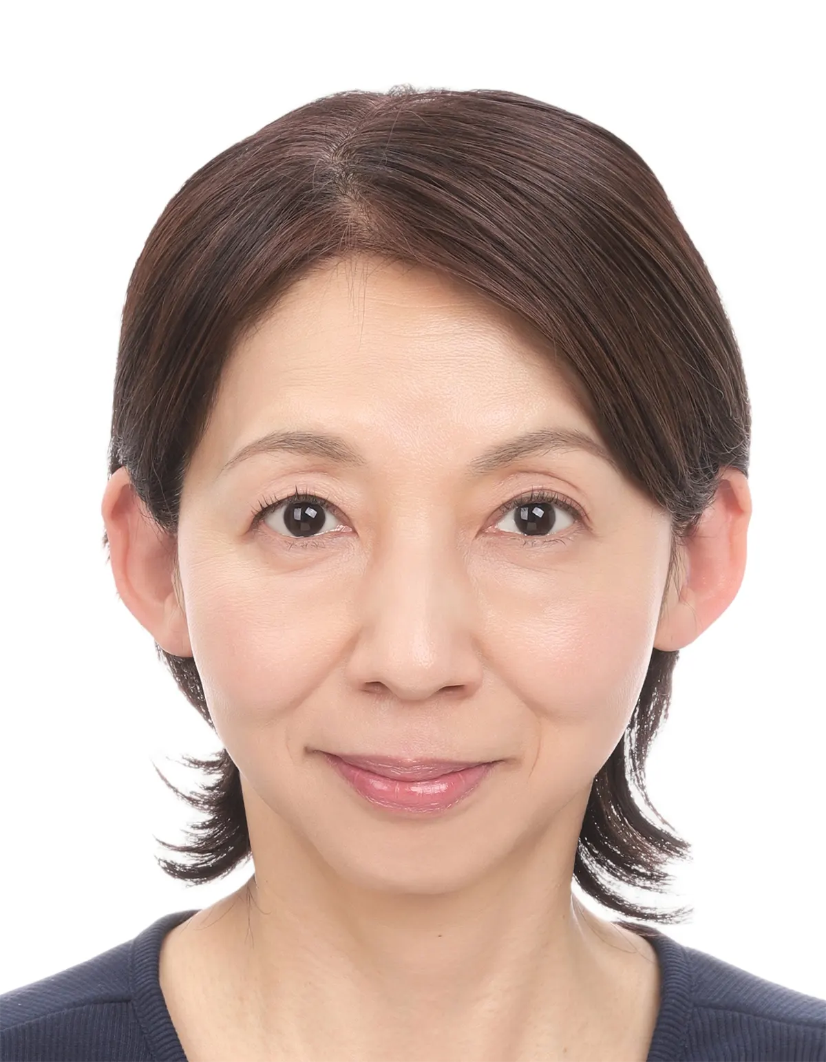 メイク+表情指導撮影後