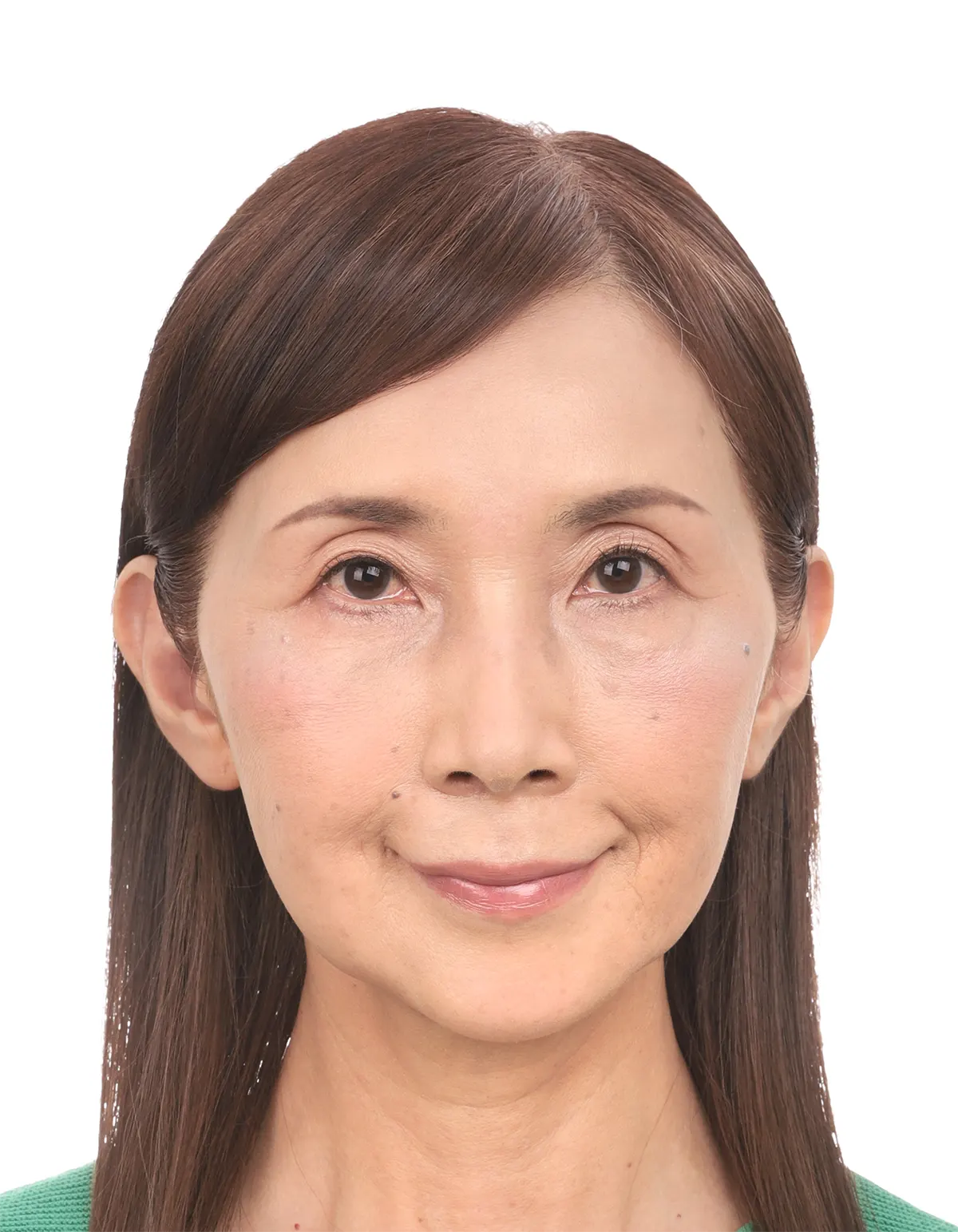 メイク+表情指導撮影後