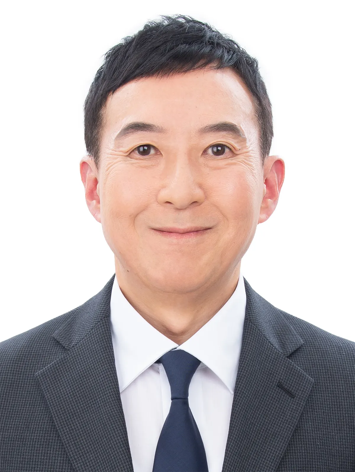 50代前半男性の社員証証明写真修正のアフター