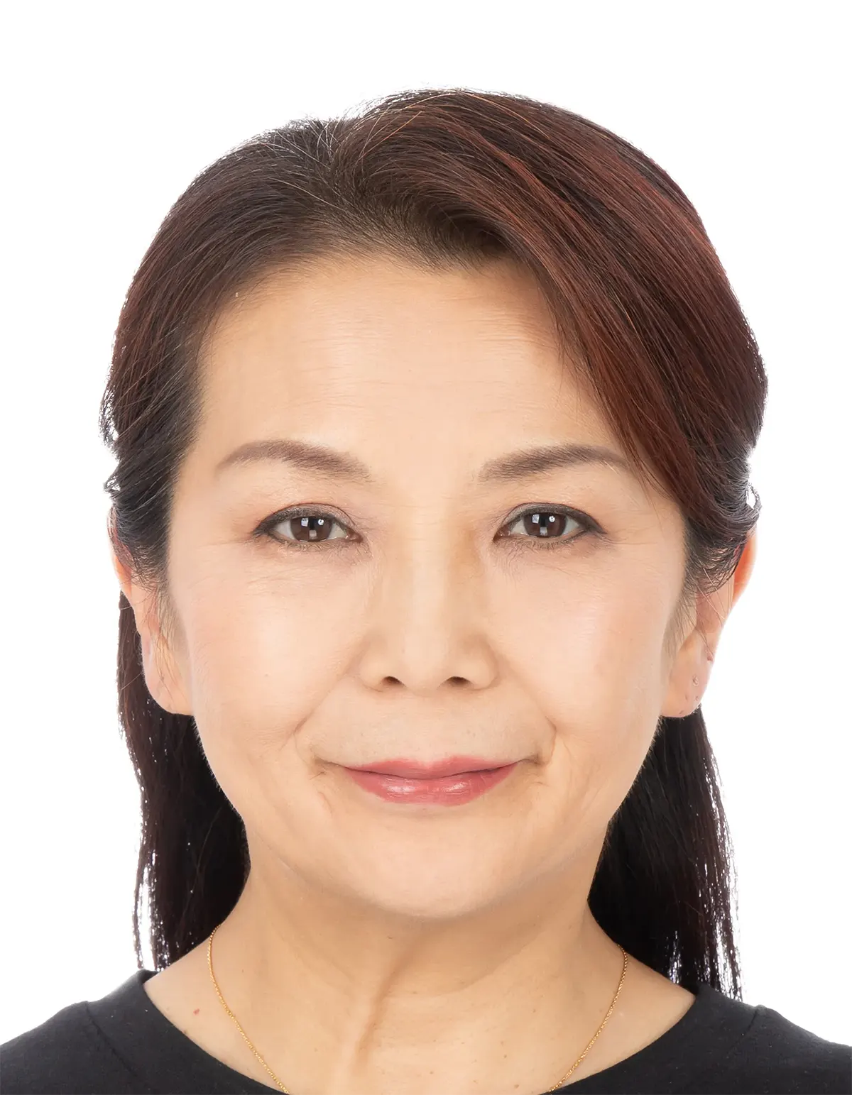 メイク+表情指導撮影後